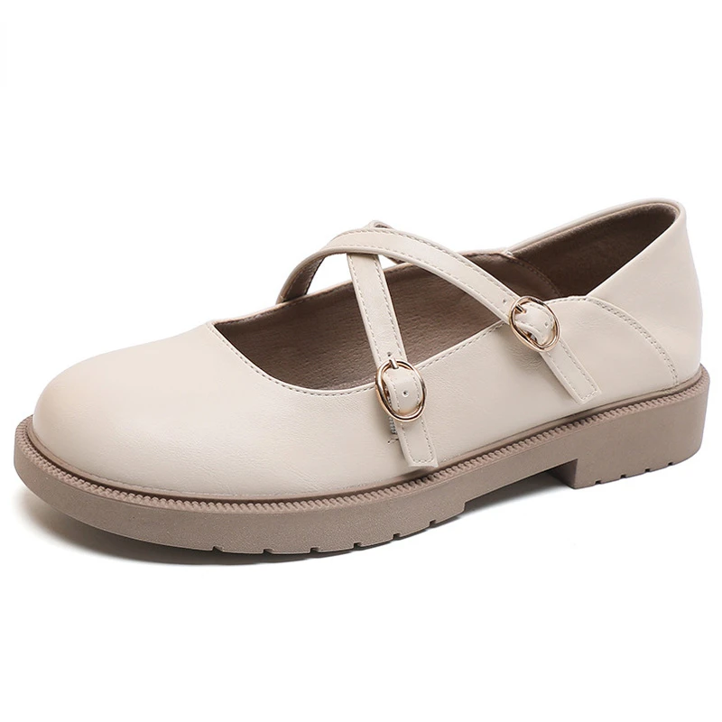 

Student Shoes College Girl Lolita Loafers Women Creepers Cosplay Jk Flats Pu Leather Platform Goth Punk Women Shoes