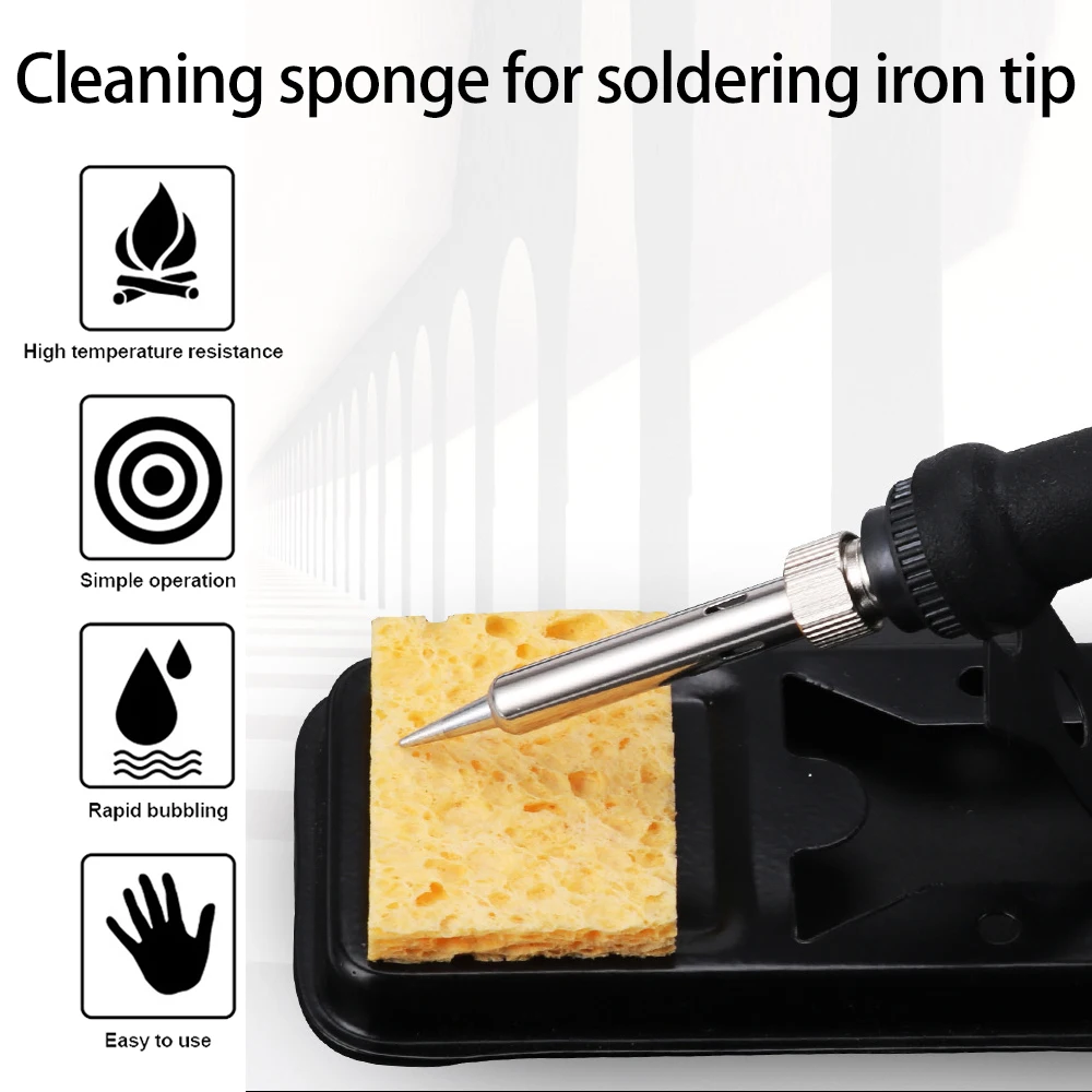 10/50 шт. термостойкая губка для паяльника