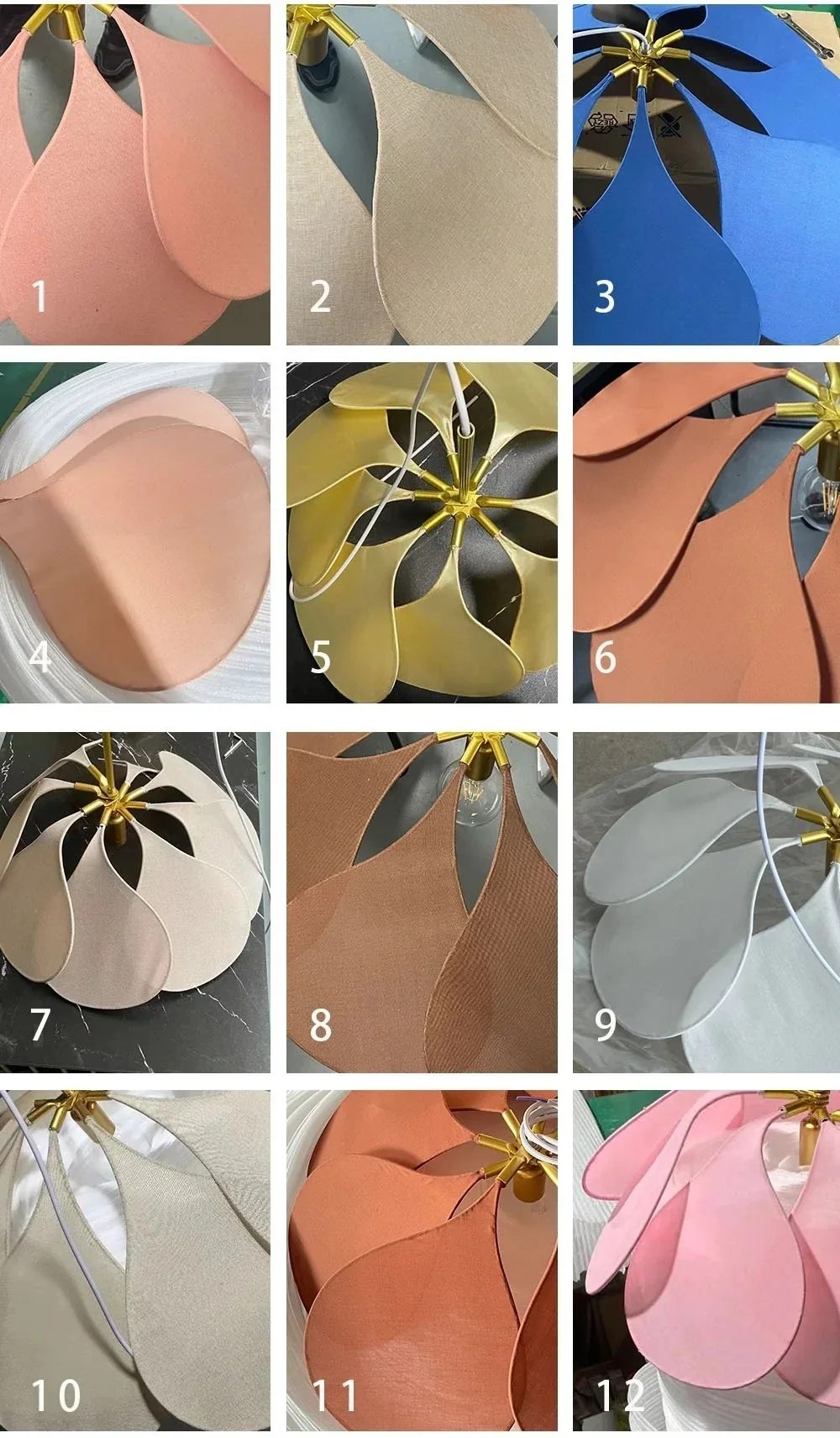 Светодиодная люстра в богемном стиле разноцветный подвесной светильник из льна