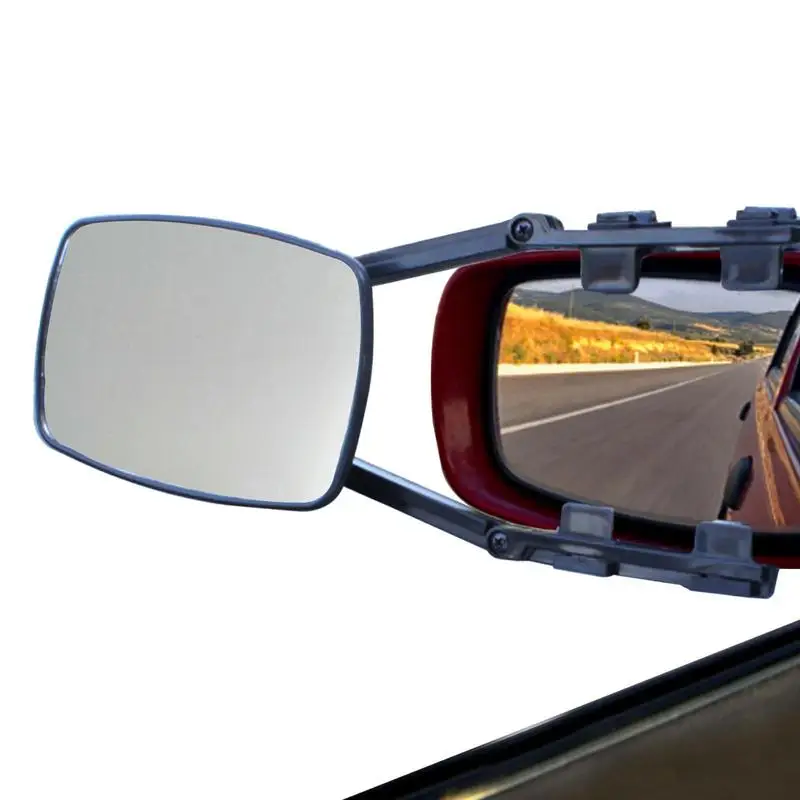 

Автомобильное зеркало заднего вида, регулируемое зеркало для буксировки прицепа, универсальное зажимное буксировочное зеркало для большинства грузовиков, фургонов, автомобилей