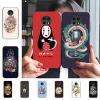 studio ghibli totoro kiki no face man phone case for samsung s20 lite s21 s10 s9 plus for redmi note8 9pro for huawei y6 cover