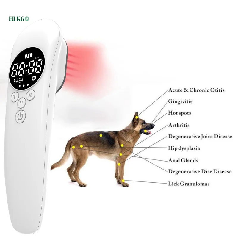 

2022 New Veterinary Dog and Horse Cat Animals Pain Relief LLLT Therapy Device For 808nm infrared Laser Safety Cold Laser