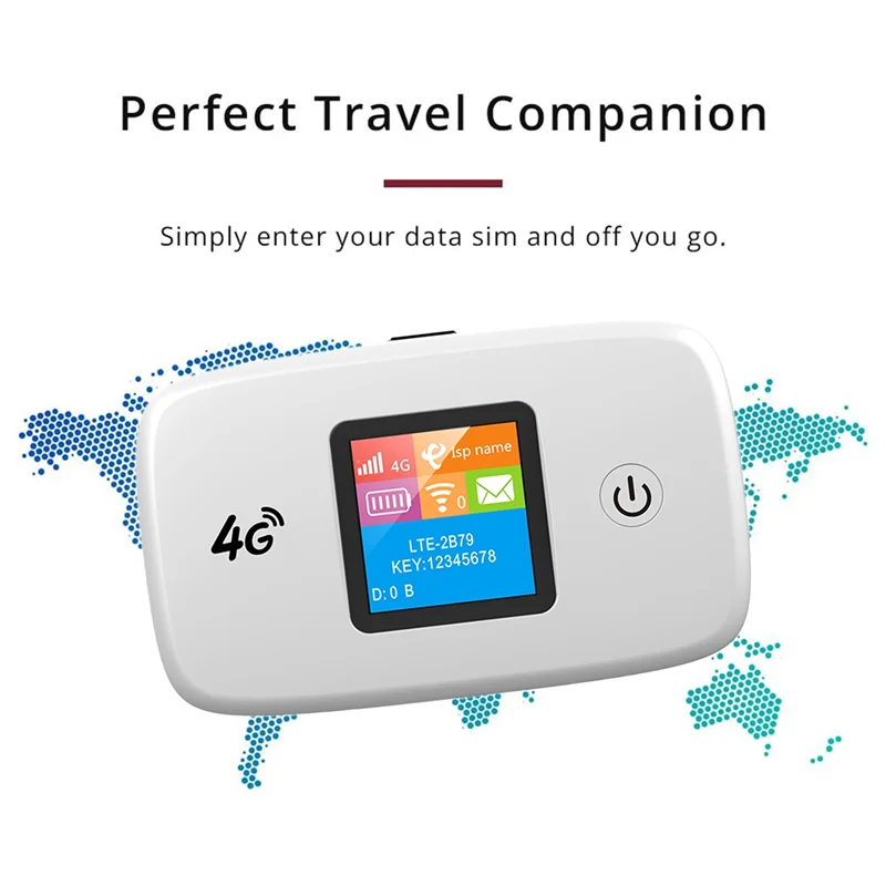 

Мобильный Wi-Fi роутер R818, портативная Подключаемая карта, 4G, Интернет, беспроводной терминал, аккумулятор 2400 мАч, Wi-Fi роутер, европейская версия