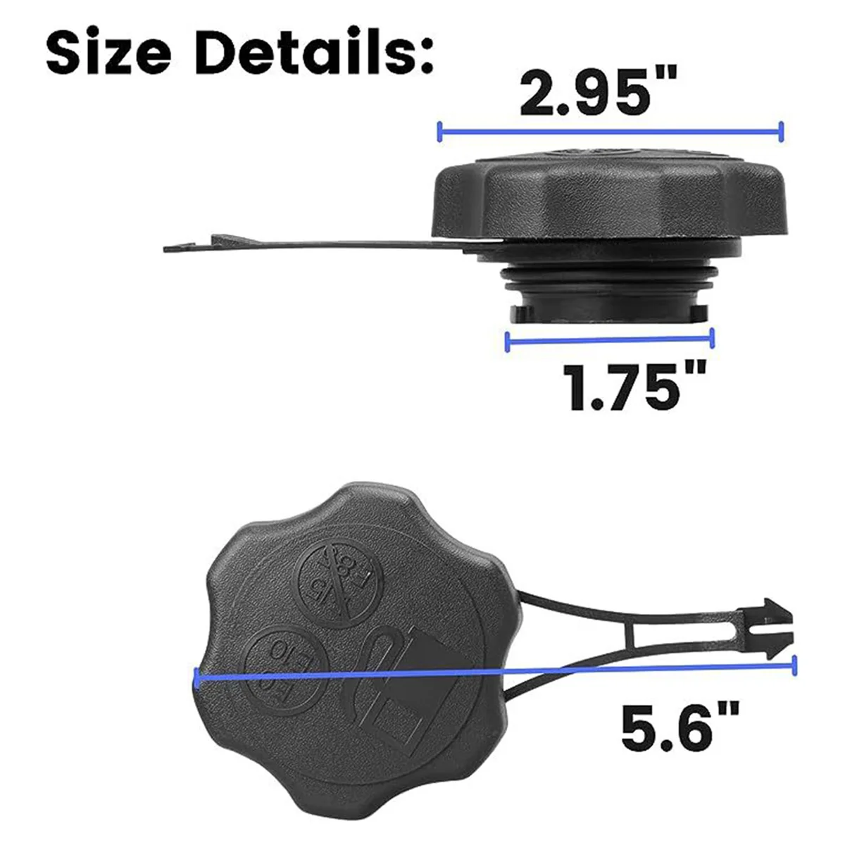 ЗАМЕНА газовой крышки 594061 подходит для газонокосилки крышка топливного бака ДЛЯ