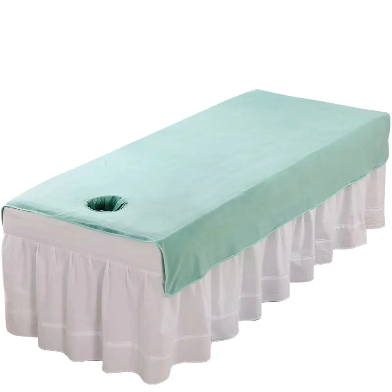 Плотное бархатное покрывало из кораллового флиса для салона красоты