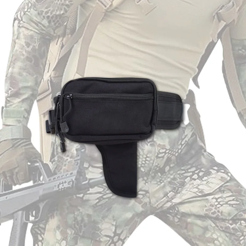 

Concealed Carry Tactical Gun Holster Glock 17 19 23 Military Belt Waist Bag Pack Hunting EDC Tool Handgun Pistol Holder Pouch