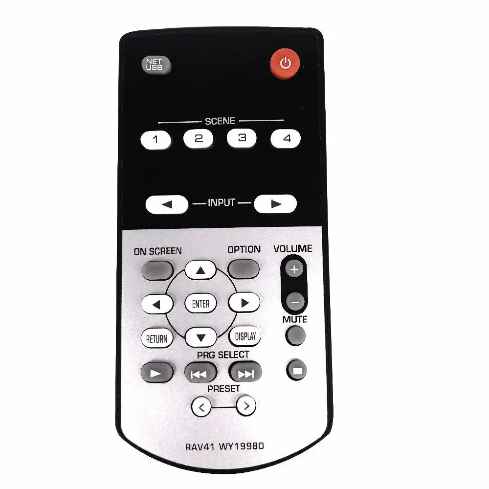 

New Replace Remote Control RAV41 WY19980 For Yamaha AV Receiver RX-A2010 RX-A2010BL RX-A3010 Fernbedienung