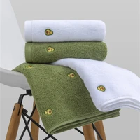 34x75cm 100 cotton thicken fresh avocado fruits embroidered hand towel soft absorbent bathroom washcloth