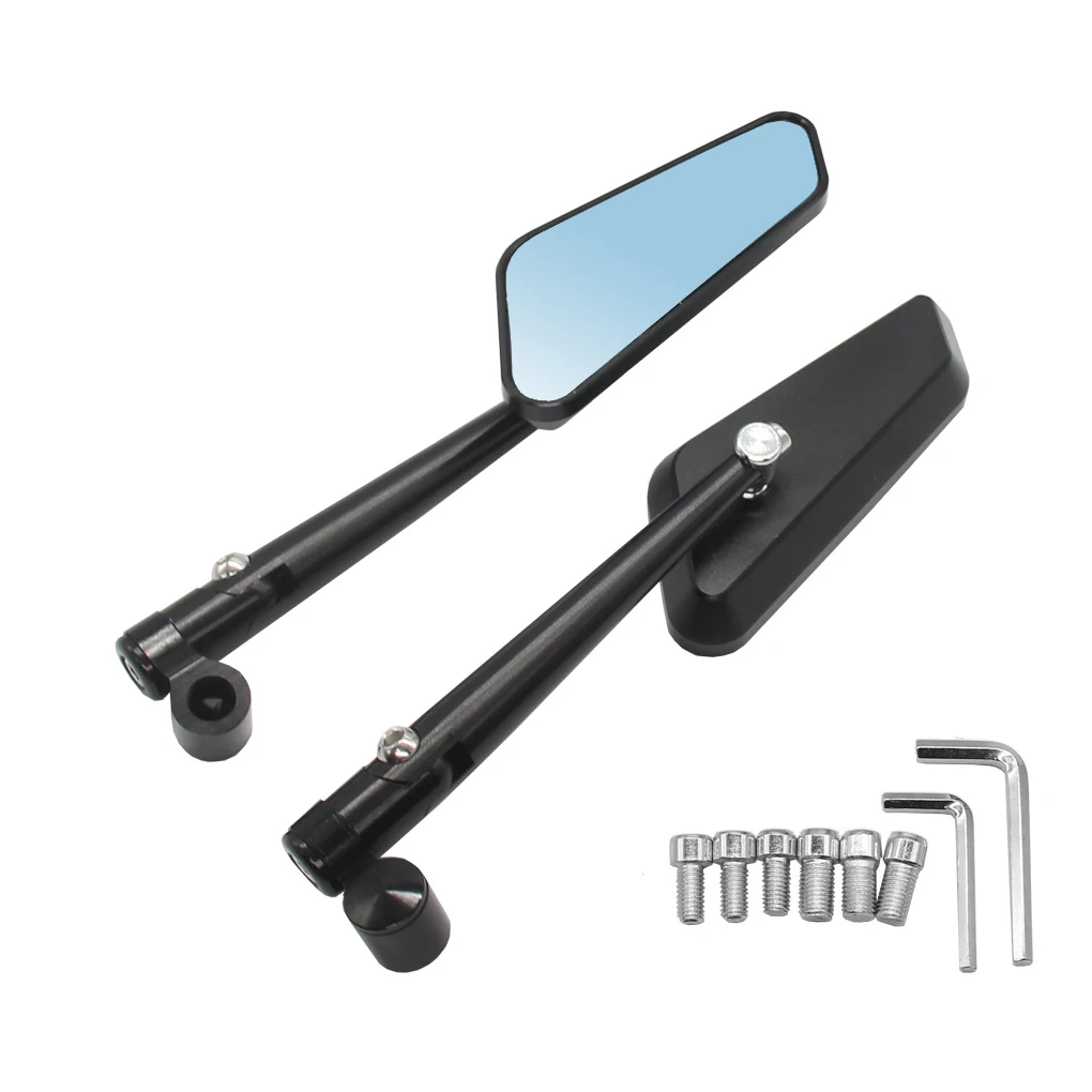 

Боковые Зеркальные прямоугольные зеркала заднего вида аксессуары для мотоциклов отражатель