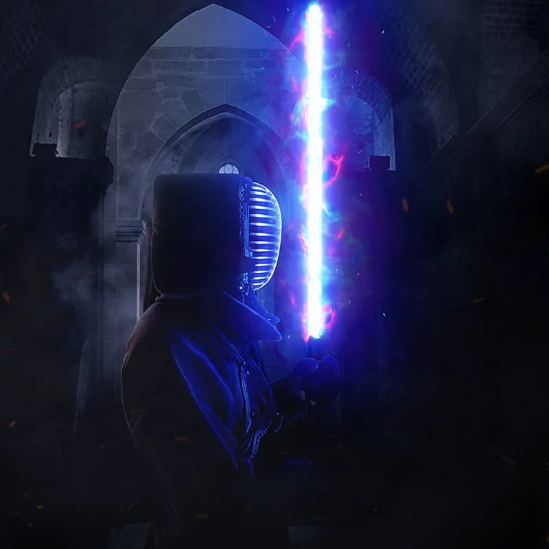 YY лазерный меч черная технология металлический Звездные войны звук изменение