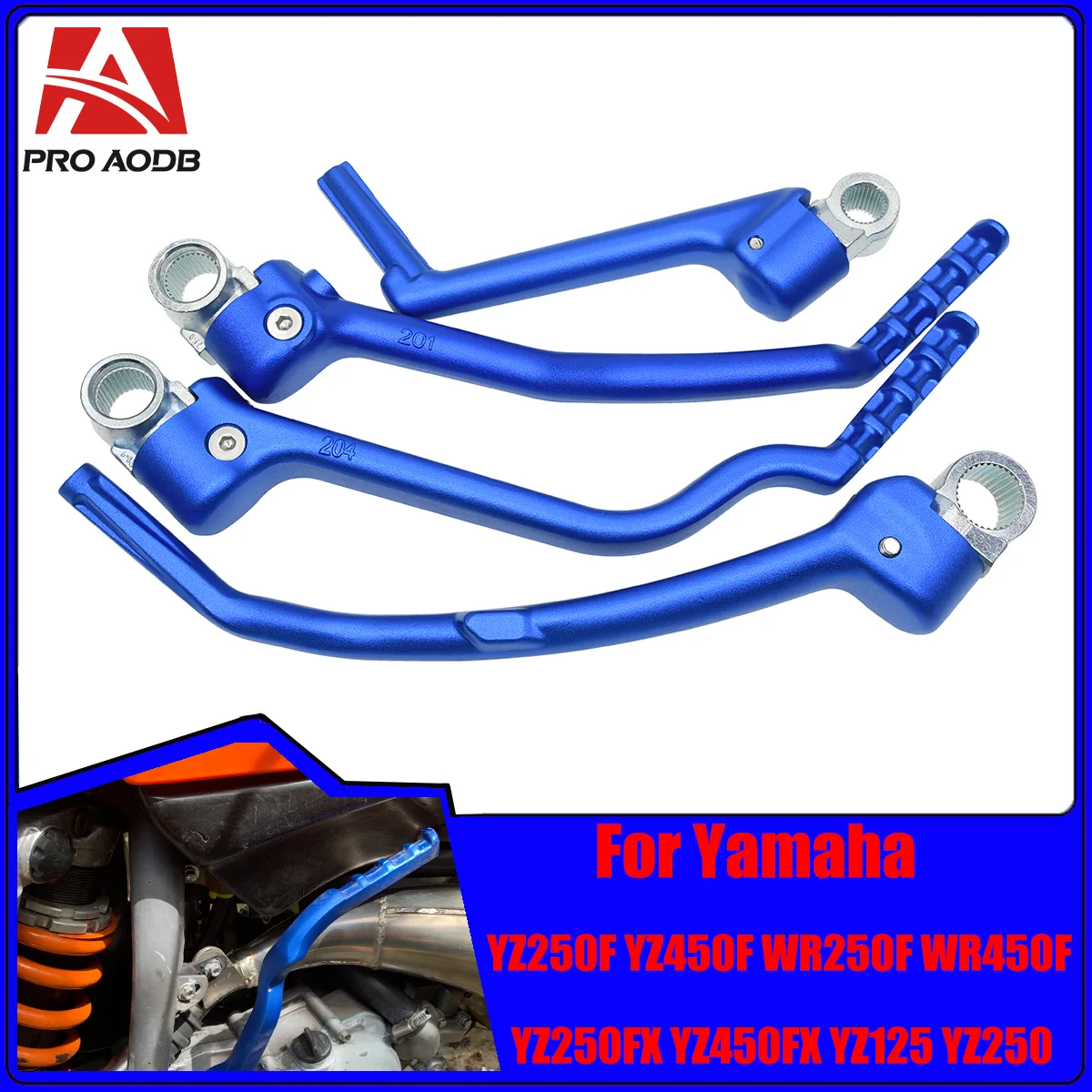 Для Yamaha YZ125 YZ250 YZ250F YZ250X YZ250FX YZ450F 2002-2023 мотоциклетный материал из алюминиевого