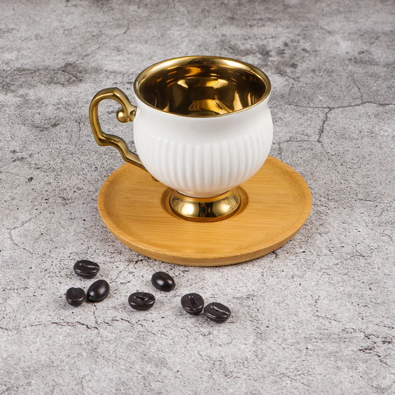 Turkish coffee cup and saucer ceramic set creative gifts retro coffee cup gift box juego de tazas de cafe tea cup set of 6 tazas