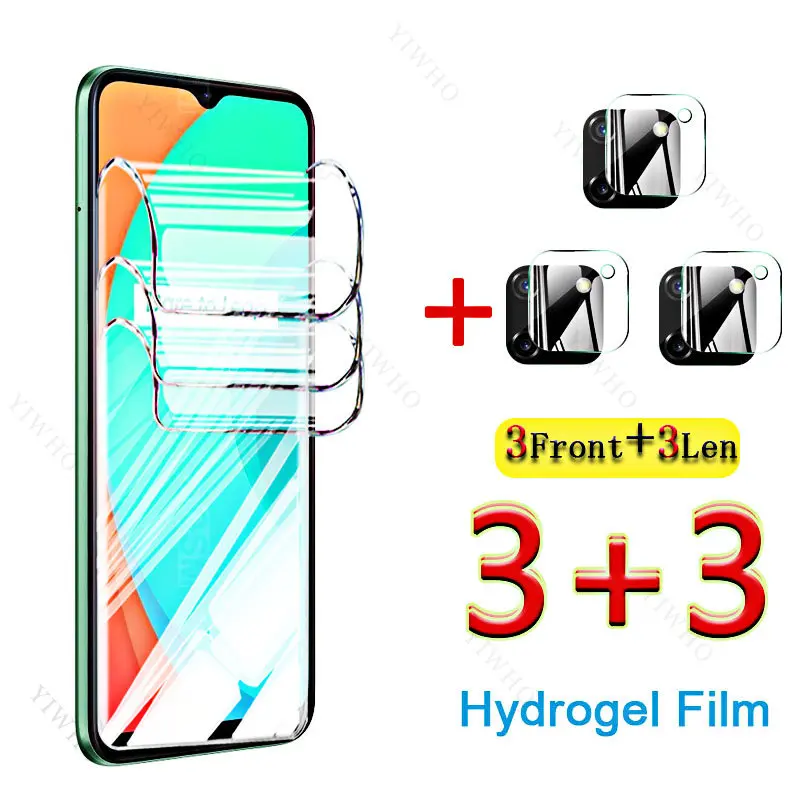 

Защитная пленка для экрана, 6 в 1, Гидрогелевая пленка для Realme C11, 6,5 дюйма