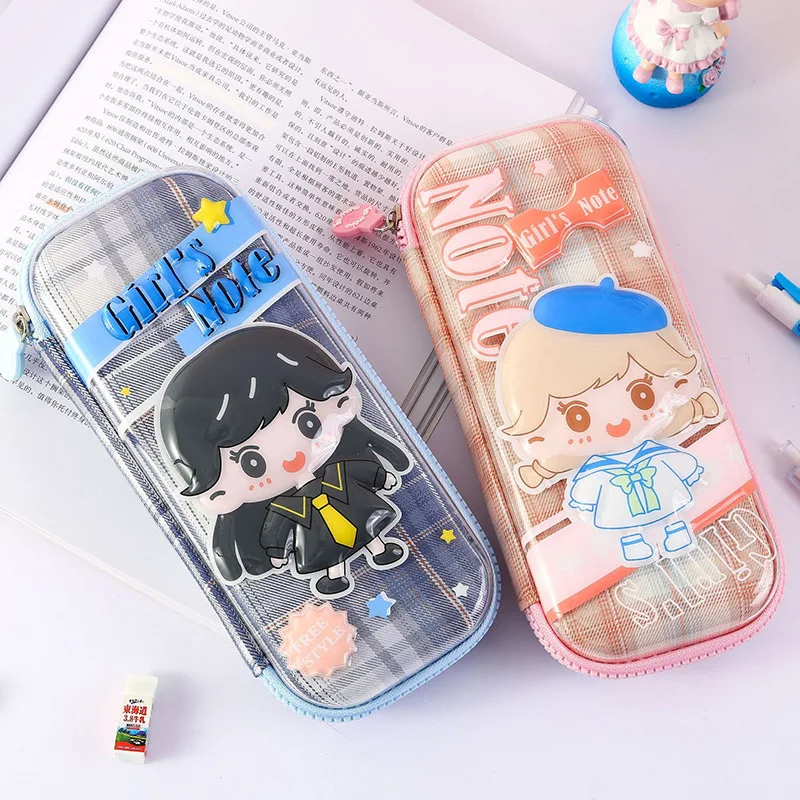 

Girls Cartoon EVA Pencil Case Lovely Pencil Case Pupils Pencil Case Creative Pencil Case Cases Stationery Kawaii School Supplies