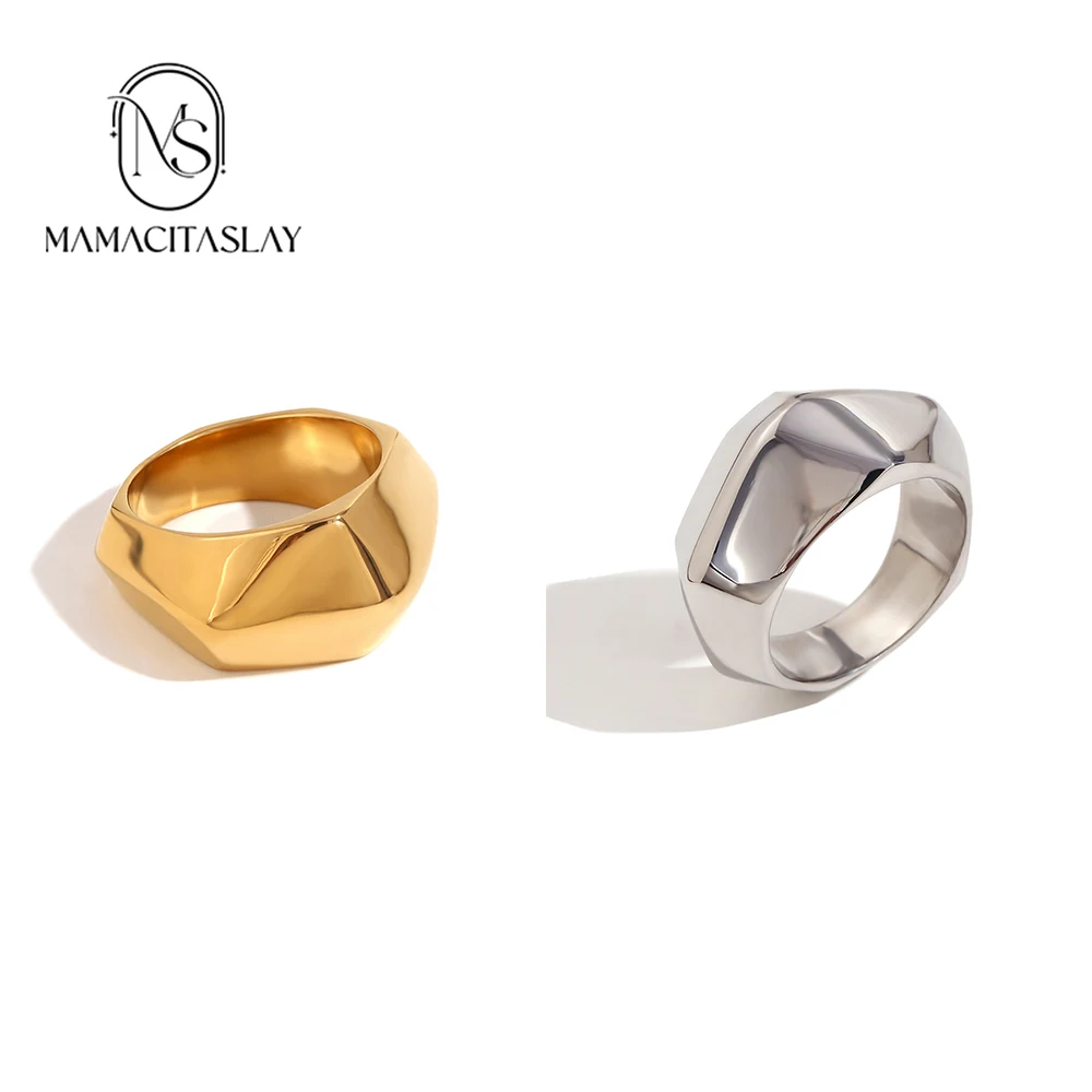 Женское многосекционное кольцо из нержавеющей стали MamacitaSlay минималистское
