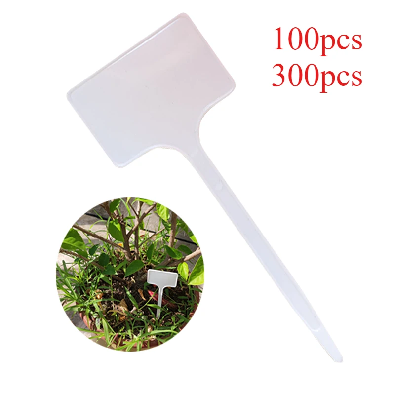 100/300 шт. этикетки для растений белые водонепроницаемые знаки классификации с
