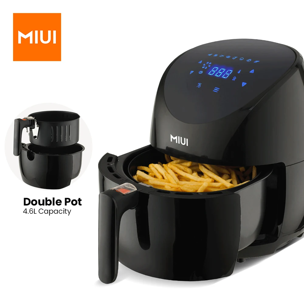 MIUI 4.6L Electric Air Fryer Oven MI-CYCLONE 360°Baking LED Touchscreen Deep Fryer without Oil Top Configurations Flagship