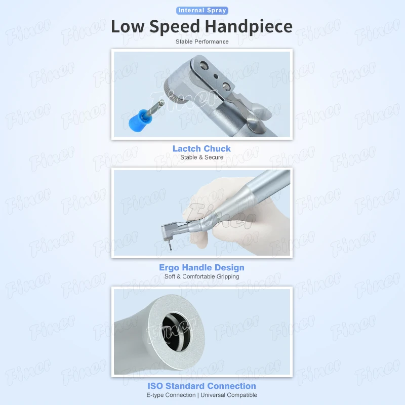 низкоскоростной наконечник De ntal внешний распылитель 1:1 профессиональный угловой