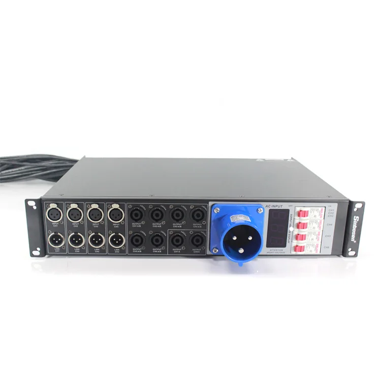 

portable LAS4+8 power box automatically powers off stage power supply distribution box