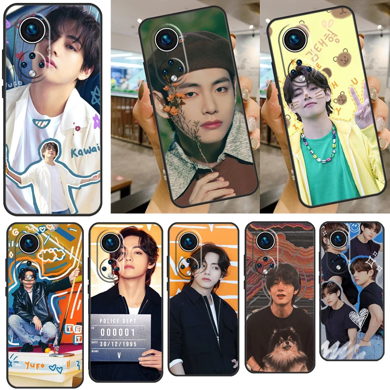 

Чехол KPOP KIM TAEHYUNG для Honor 50, чехол для Huawei P30 P20 P40 Lite Pro Nova 9 5T P Smart Z 2021, чехлы