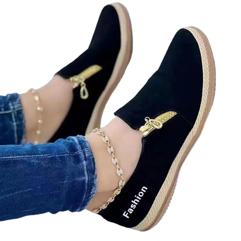 Women Lace-Up Casual Shoes 2022 New Round Head Student Sports Shoes Fashion Couple Walking Flats Ladies Sneakers Zapatos Mujer