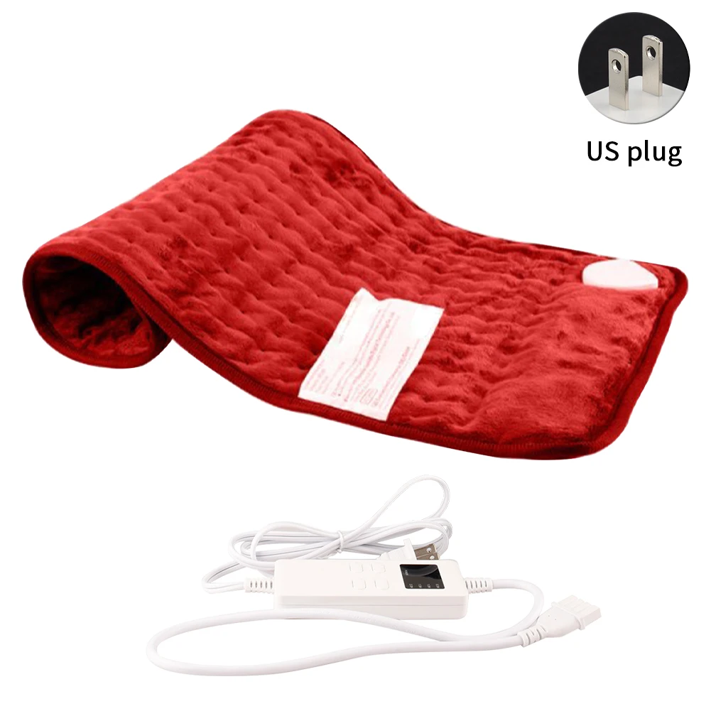 

Extra Large Heating Pad Practical Temperature Adjustable For Back US EU Plug 6 Level Soft Flannel Timing Electric Blanket