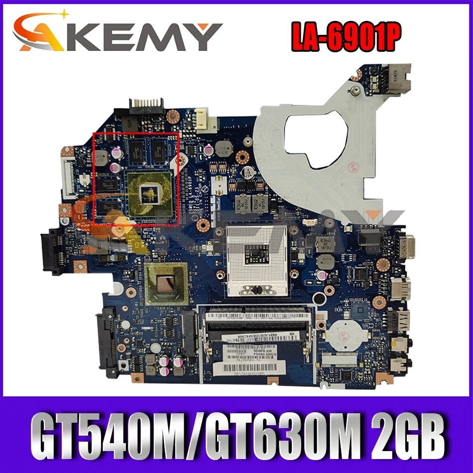 

For ACER Aspire 5750 5755 5750g 5755g Laptop Motherboard P5WE0 LA-6901P W/ HM65 DDR3 GT540M/GT630M 2GB GPU 100% Fully Tested