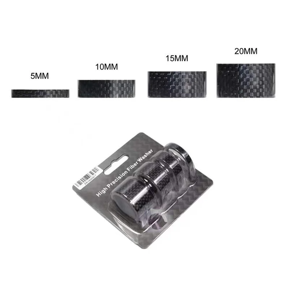 

Boxed Full Carbon Fiber Bicycle Gasket Carbon Fiber Washer Road Bike Washer Mountain Bike Washer bike parts
