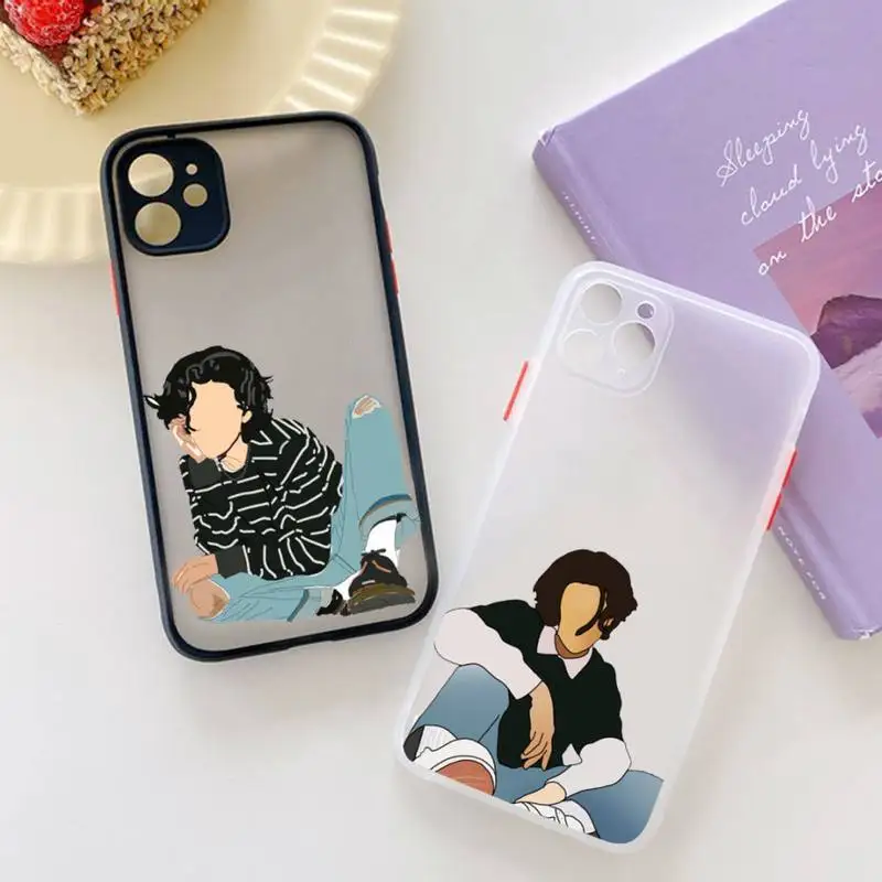 

Conan Gray famous singer cartoon Phone Case matte transparent For iphone 7 8 11 12 13 plus mini x xs xr pro max cover
