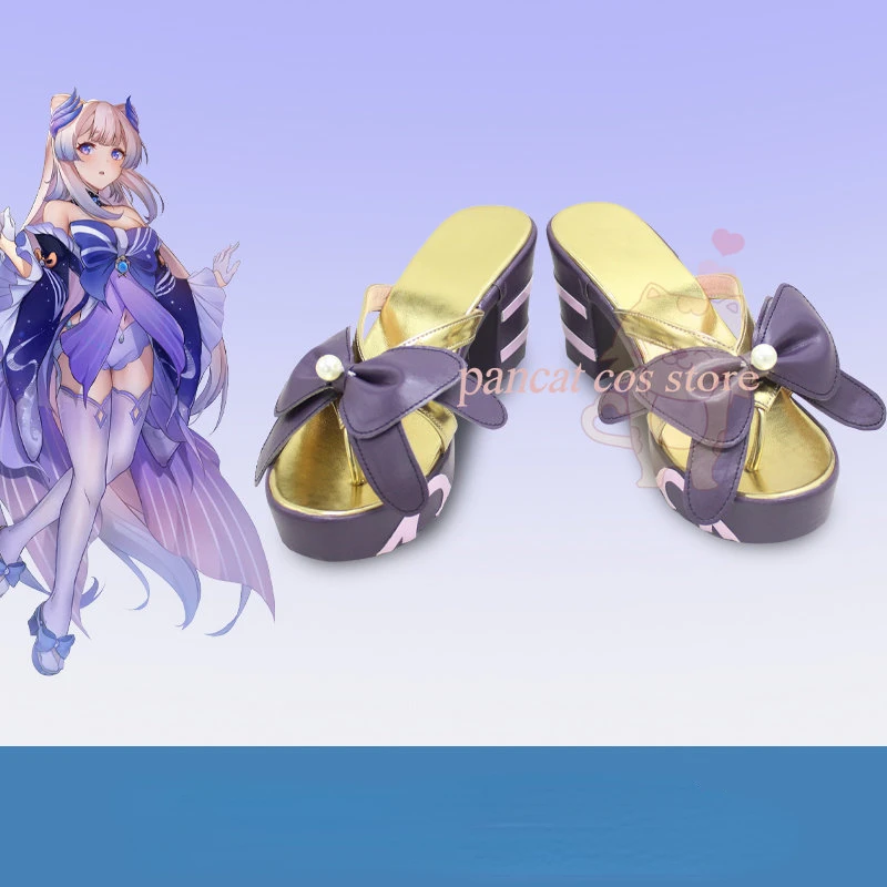 

Anime Genshin Impact Sangonomiya Kokomi Cosplay Shoes Carnival Shoes Fashion Custom-made Hot Sale Cosplay Halloween Anime Prop