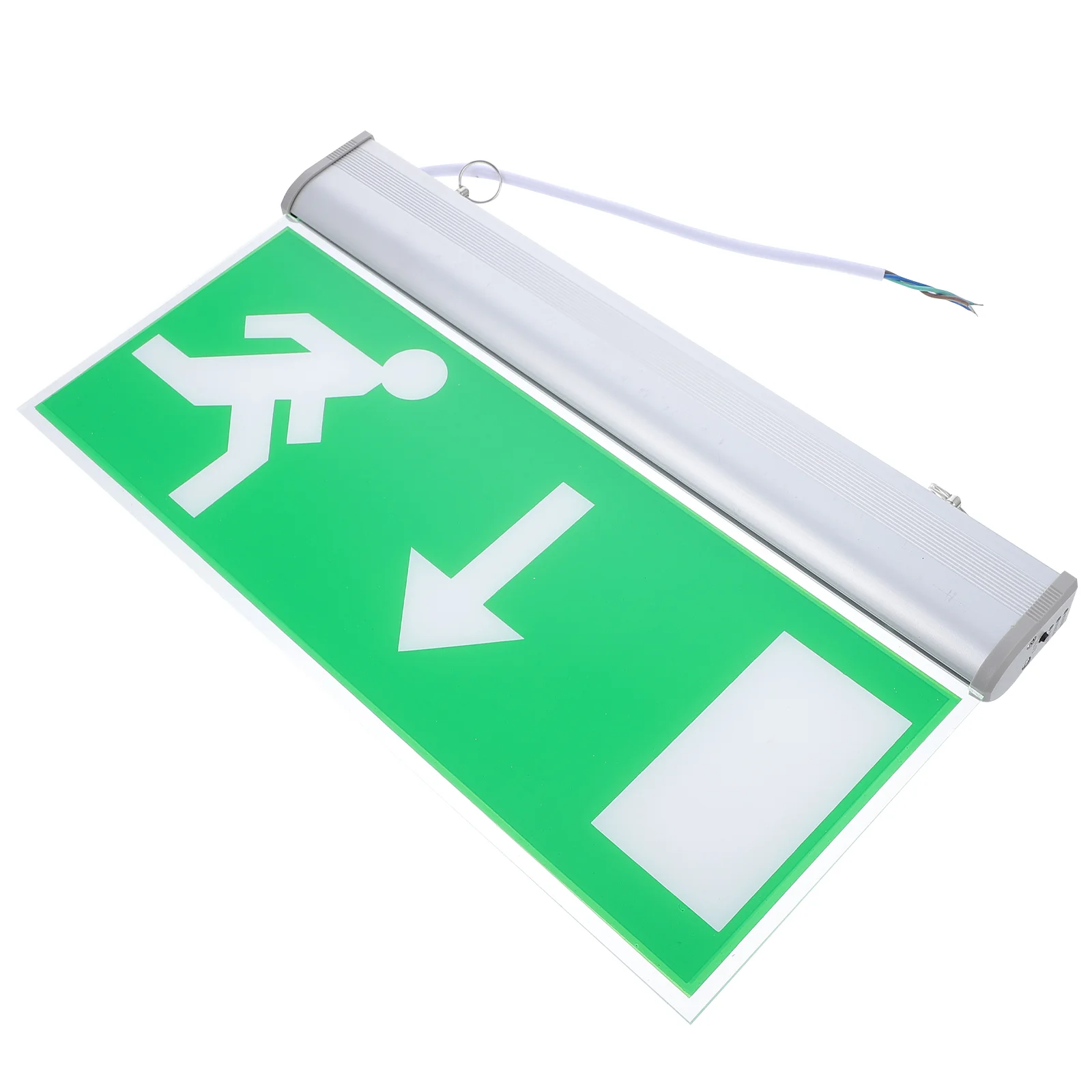

Exit Sign, LED Safety Indicator Plate LED Emergency Light Evacuation Sign Light Led Emergency Light Safety Escape Sign for
