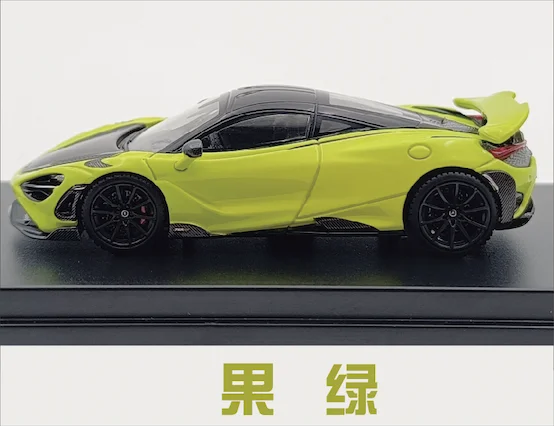

LCD 1:64 Mclaren 765LT Yellow Carbon Diecast Model Car