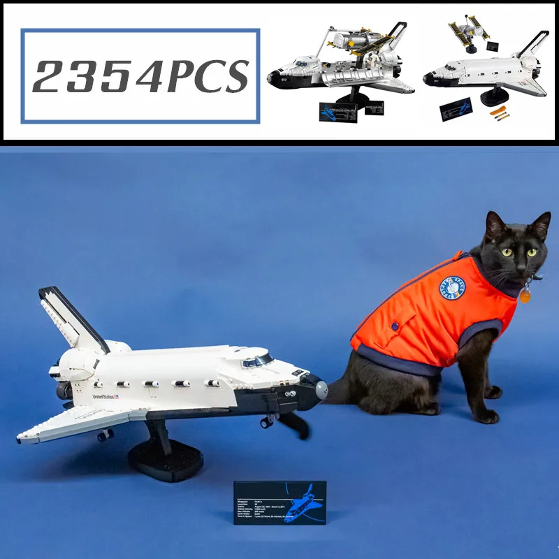 

2022 New Fit 10283 Space NA5A Space Shuttle Discovery Spaceship Shuttle Model Technical Building Blocks Bricks Toy Gift Kid