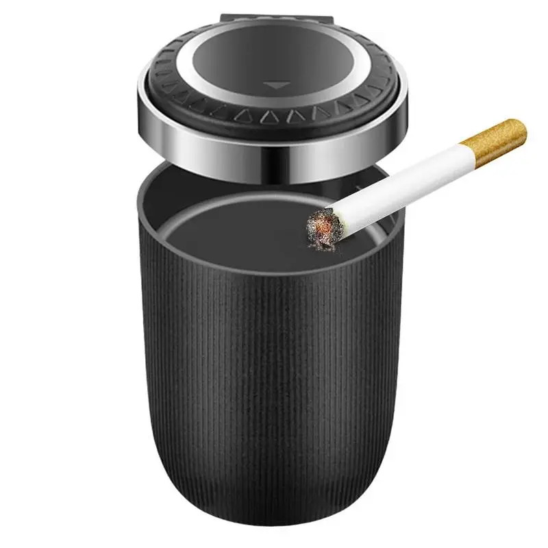 

Universal 3 Colours Mini Car Ashtray With LED Light Portable Detachable Vehicle Ashtray Holder Cigarette Ashtray Interior Parts
