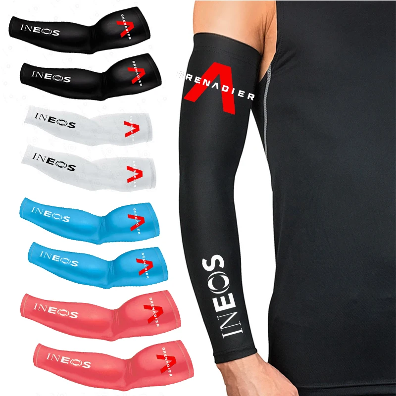 

2023 INEOS Leg Warmers UV tection Cycling Arm Warmer Breathable Road bicycle Running Racing MTB Bike Leg Sleeve Prevent bask in