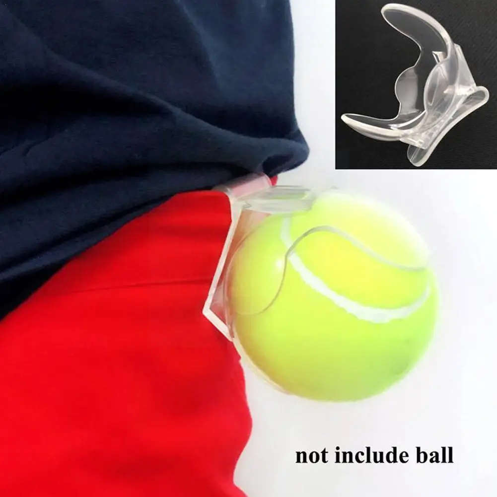

Professional Tennis Ball Holder Waist Clip Holds One Tennis Ball Clear Tennis Clip Portable For Tennis Training Labor Savin O0C2