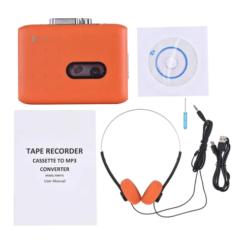 TenYua Портативный кассетный плеер MP3 конвертер