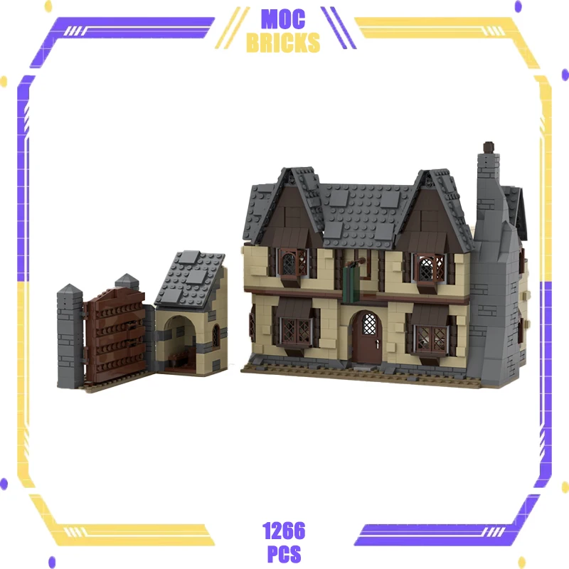 

Star Movie Series Moc Building Blocks The Medieval Times House Model Technology Bricks DIY Castle Street View Toy For Children