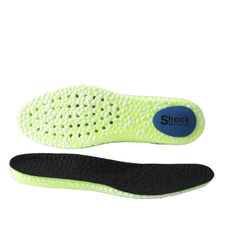 Sports Insoles For Shoes Men Women High Elasticity Shock-absorbing Comfortable Breathable Deodorant Insoles Air Cushion Shoe Pad