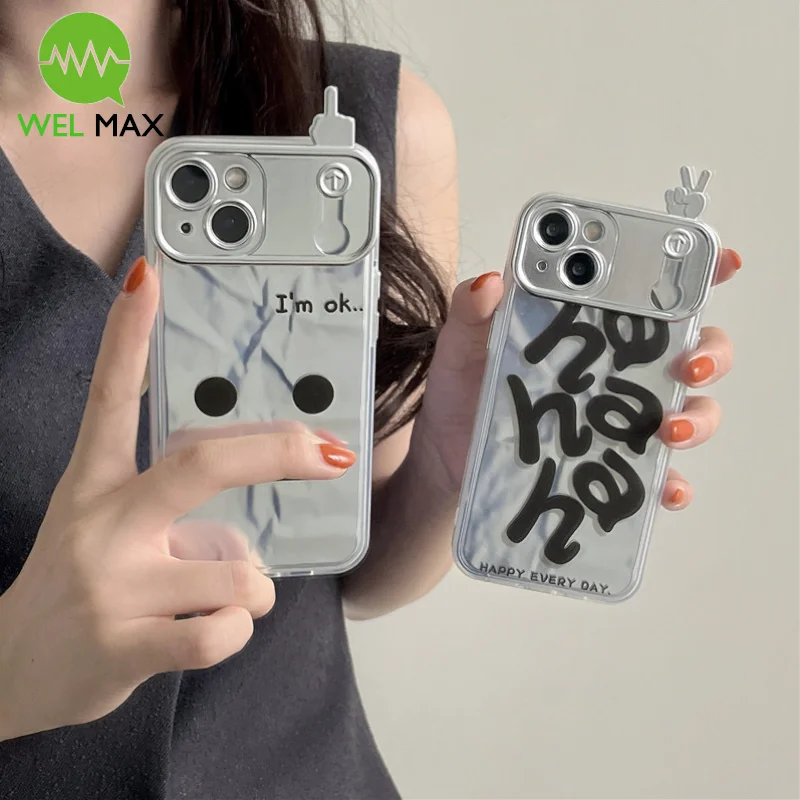 Забавный Вертикальный чехол для телефона с изображением жеста среднего пальца