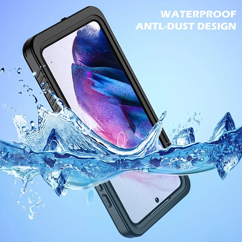 

Чехол для телефона с подводным плаванием для Samsung Galaxy S21 S20 FE, чехол с полной защитой для плавания, дайвинга, погружения на открытом воздухе, S21FE IP68, водонепроницаемый чехол