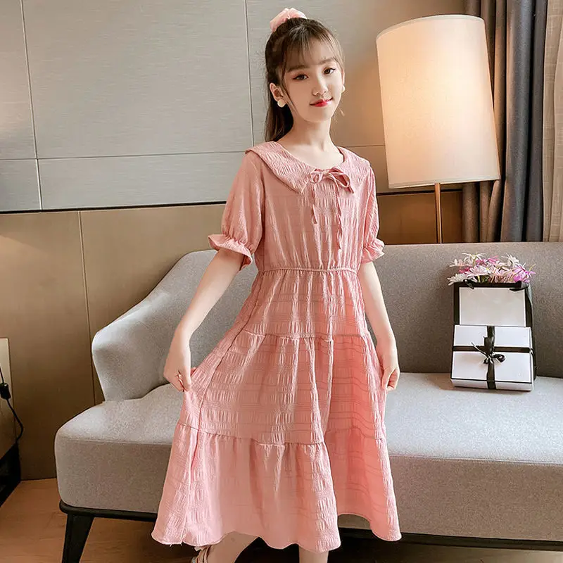 Новое летнее платье для девочек 2022 г. Новые Вечерние платья с милым кукольным