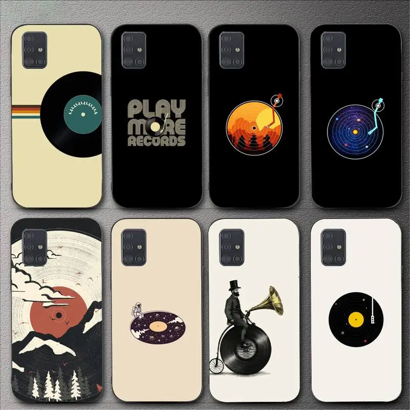 Vinyl Record Retro Phone Case For Samsung Galaxy A02 A12 A13 A22 A32 A41 A51 A53 A71 A73 Shell