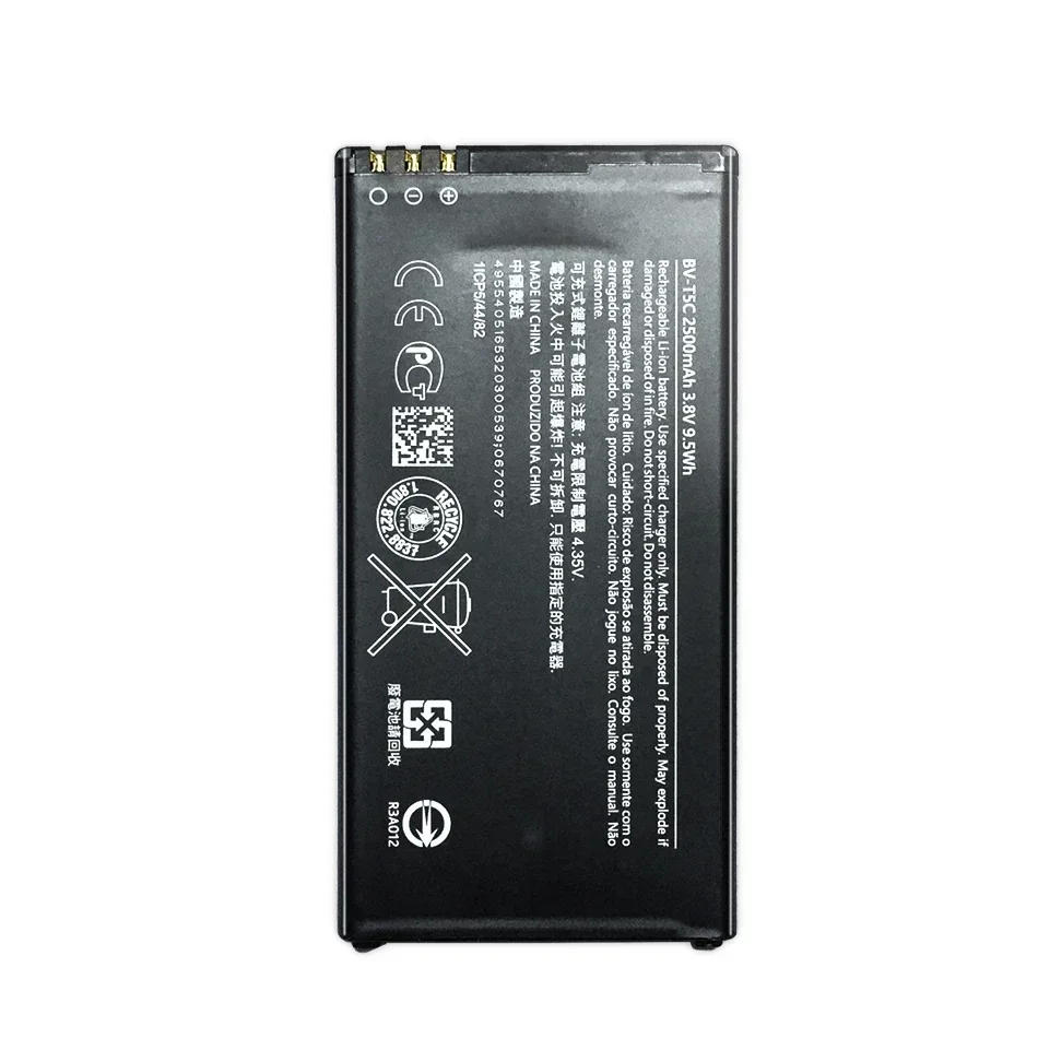 Аккумулятор BV T5E/5J/L4A/T5C/T4B BN-06 BL-5C BL-4C BL-5CT BL-5J BP-5M для Microsoft Nokia Lumai 2255 2270 1325 C5-02 640 X9 5610XM