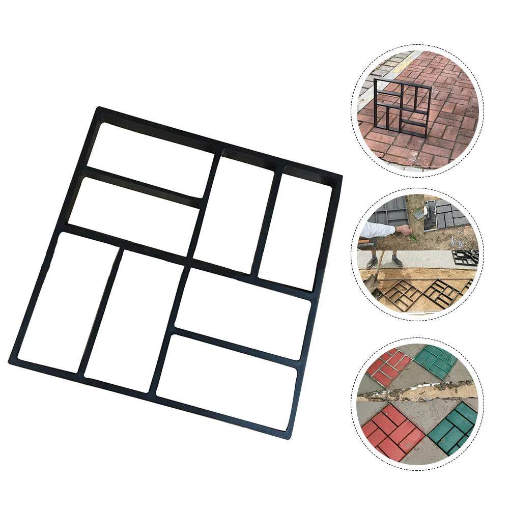 

Paver Mold Reusable Concrete Molds 8 Grid Walk Maker Paving Square DIY Garden Patio Mold Walkway Pavement Paving Moulds