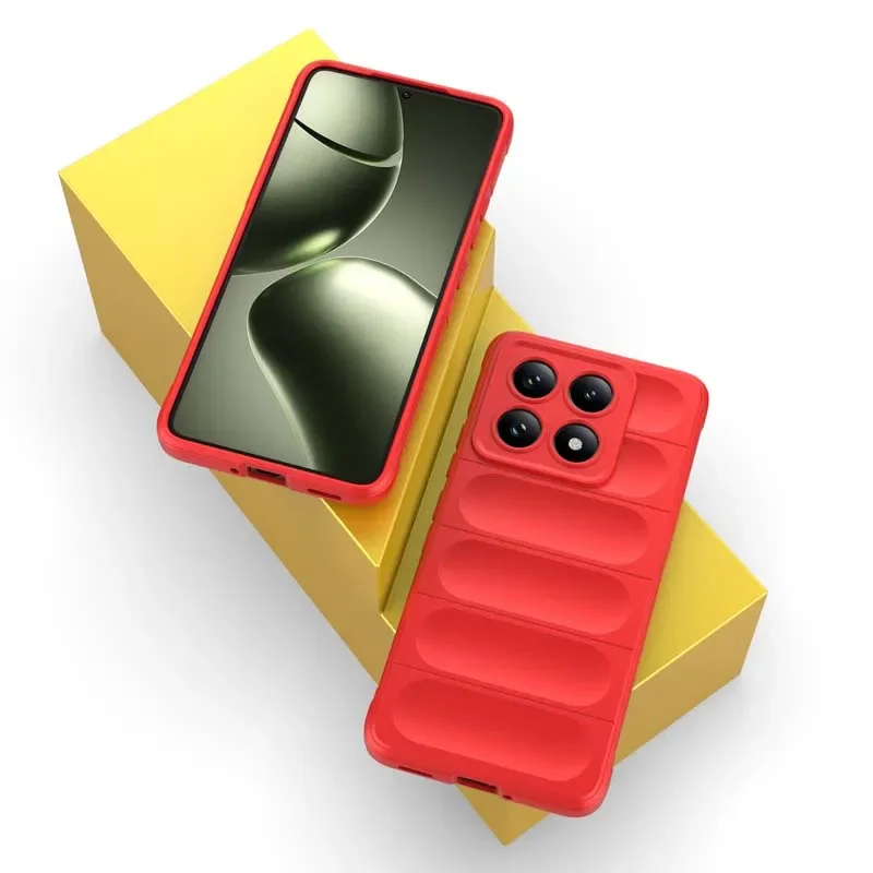 Чехол для Xiaomi 14T PRO Redmi Note 14 Pro Plus 14C задняя крышка противоударная броня жидкая