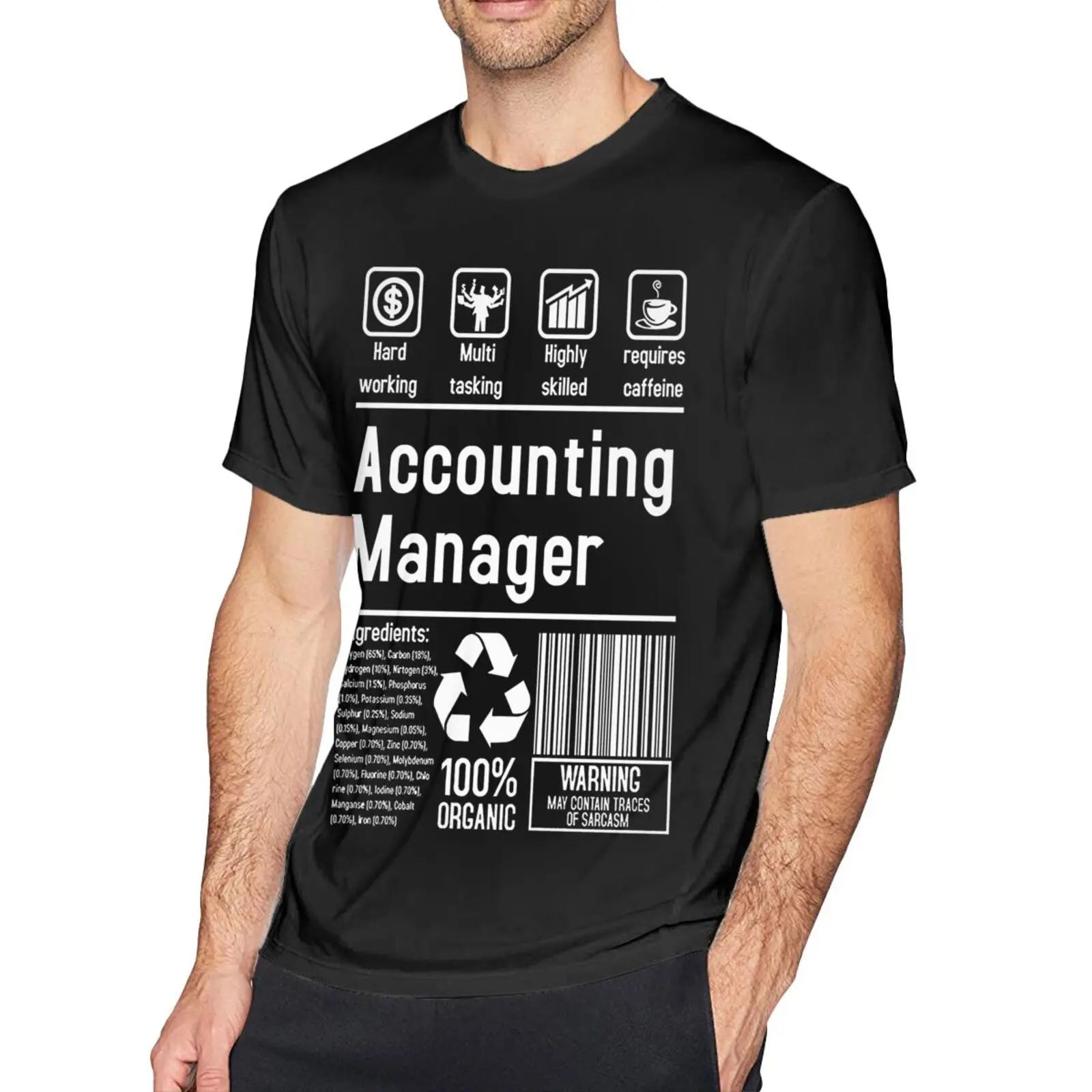 

Accounting Manager Gifts Accounting T Shirt For Men Manga Oversize T-Shirt Top T-Shirt Tee Shirt Men Mens Clothes T-Shirts Man