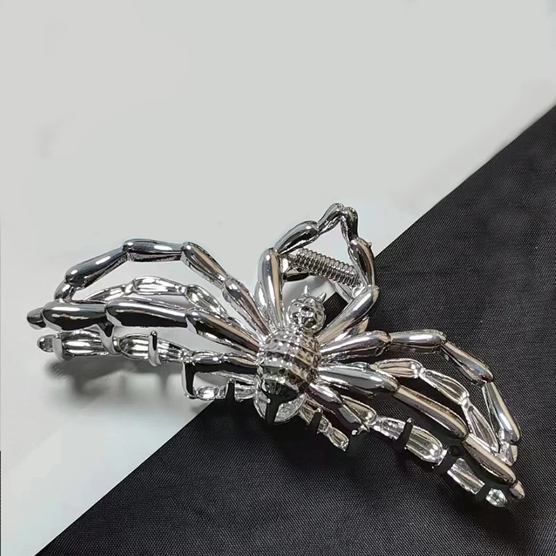 

Female High Fashion Sense Shark Clip Grab Clip Hair Clip Diamond Encrusted Back Of Head Plate Hair Spider Large