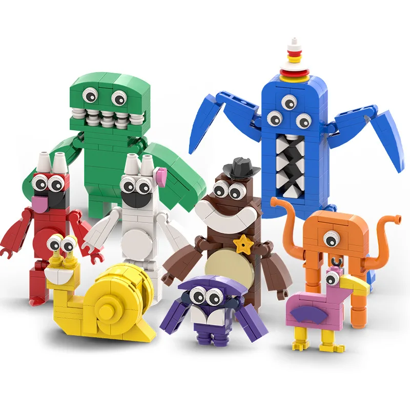 9 в 1 набор строительных блоков Гартен банбана