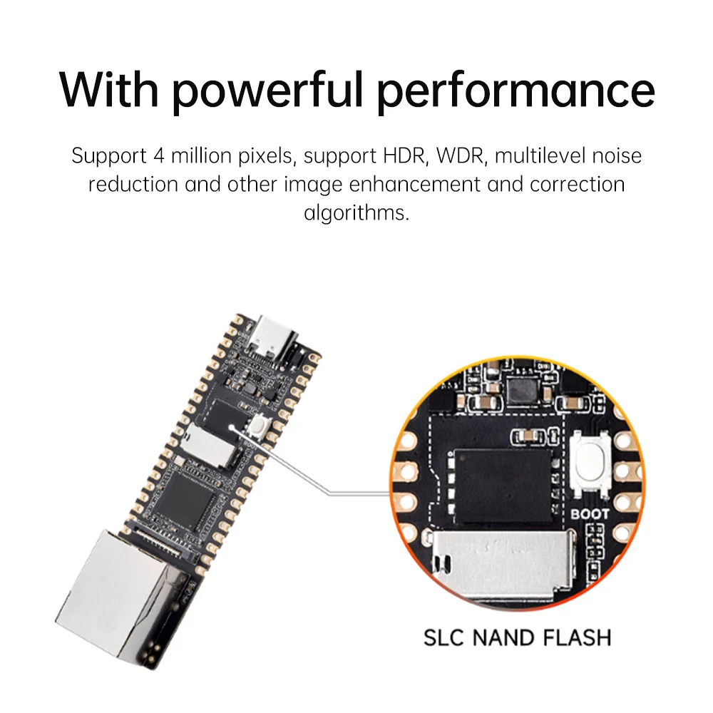 LuckFox Pico Mini Linux RV1103 Rockchip супер мини макетная плата с ИИ Cortex-A7 Type-C лучше чем Raspberry Pi